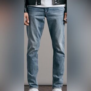 rag & bone Black Rutland Fit 2 Authentic Stretch Jeans Label